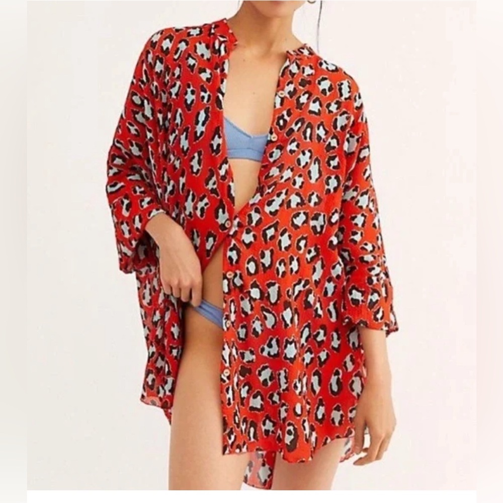 Free People Wake Up Shirt - Size Large